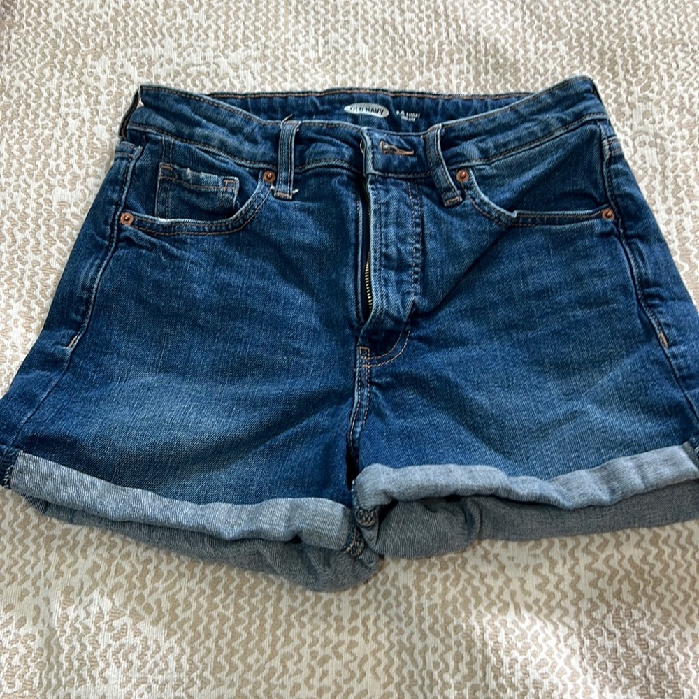 Denim shorts